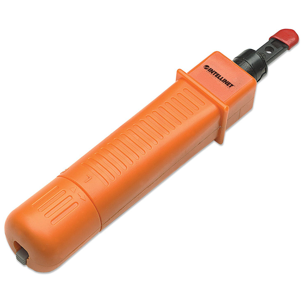 Ponchadora de Impacto Intellinet 211055 para Paneles de Parcheo Jacky, RJ45, 110 IDC