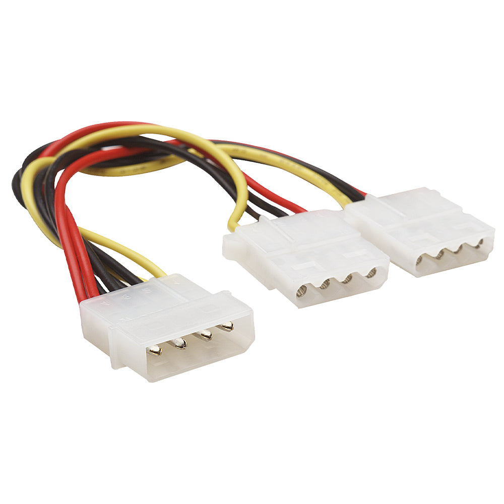 Cable de Alimentación Manhattan en Y 1 Molex M a 2 Molex H 20cm, 301503