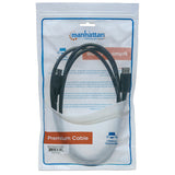 Cable DisplayPort Manhattan Blindado 2M Macho-Macho, 307116, 4K 60Hz, Conectores Dorados
