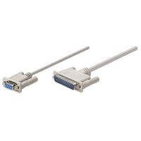 Manhattan 314770 Cable Gris 1,8 m DB-9 DB-25