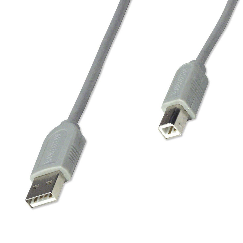 Cable USB 3.0 Manhattan Tipo A - Tipo B 3.0m, Plug and Play, Gris 317863