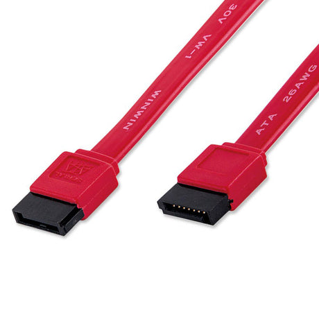 CABLE SATA HDD MANHATTAN 50CM 340700, 6Gbps, 7 Pines, 50 Centímetros