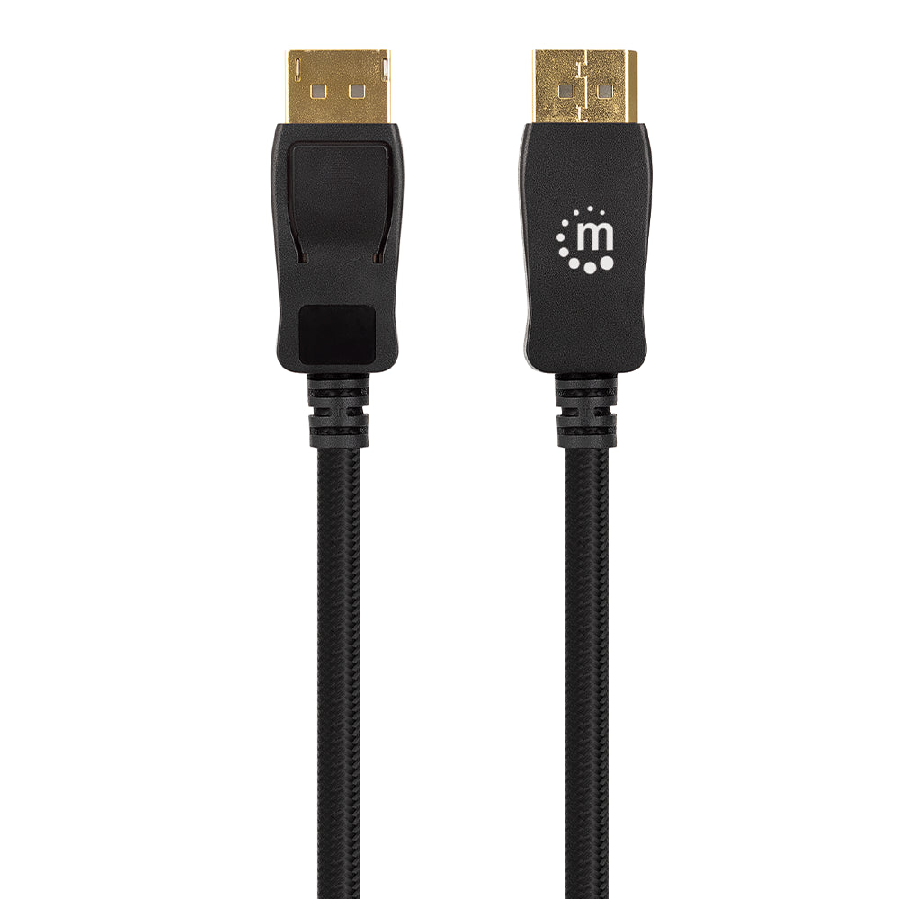 Cable DisplayPort Manhattan V1.4 M-M 3.0m Negro 8K 60Hz 4K 120Hz 353625