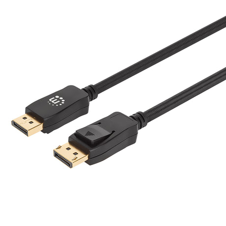 Cable DisplayPort Manhattan V1.4 M-M 3.0m Negro 8K 60Hz 4K 120Hz 353625