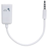 Cable Manhattan Estéreo 3.5mm Macho a 2x3.5mm H, 1 Metro Longitud, Conector Dorado