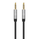 Cable Audio Manhattan Estéreo 3.5mm M-M 1.0m, Conectores Dorados, Blindaje Magnético
