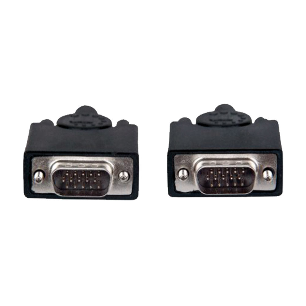Cable Monitor SVGA Manhattan 5mm HD15M-M 1.8m Ferrita 371315, Conector Macho-Macho, Blindado