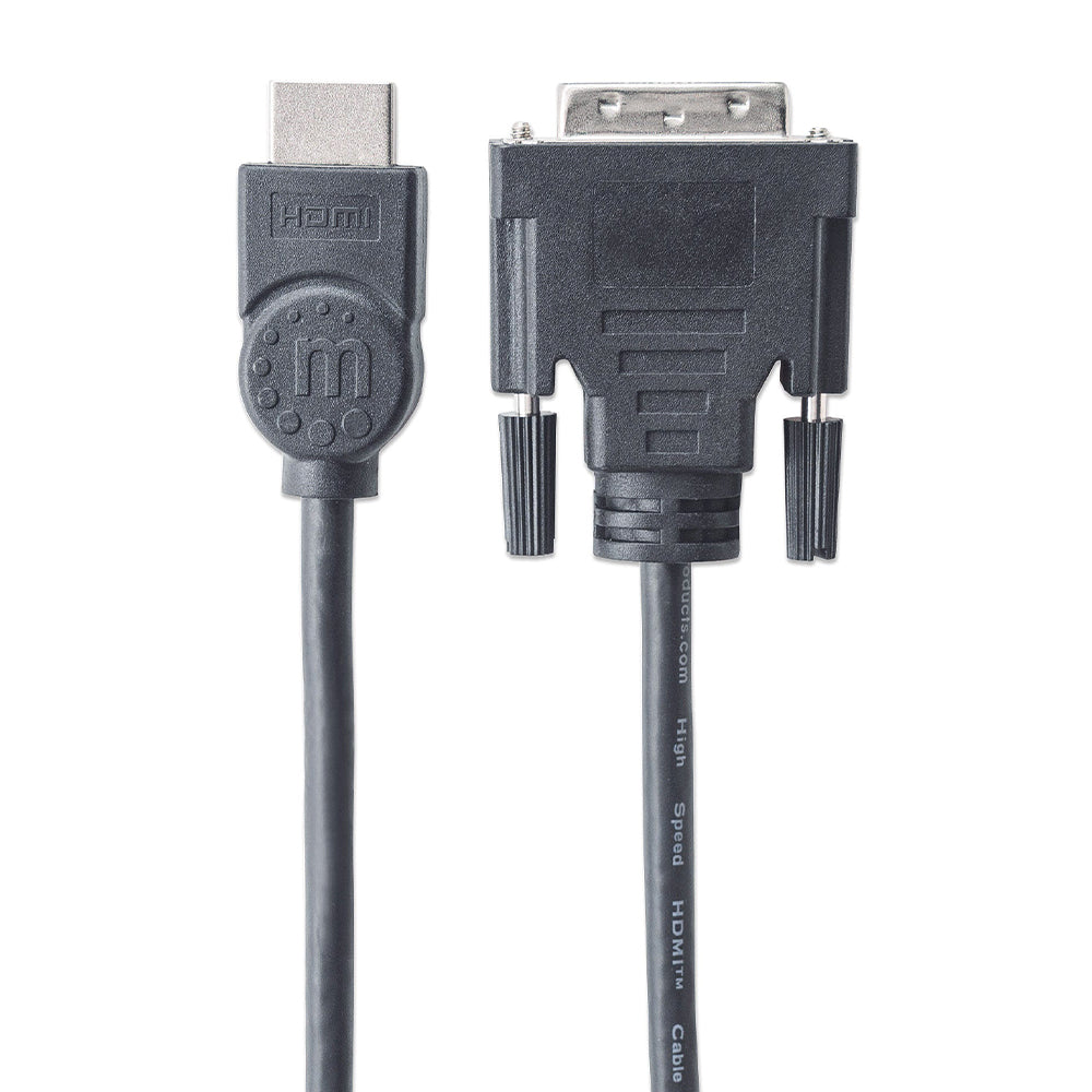 Cable Video HDMI a DVI-D Macho-Macho 1.8M, Manhattan 372503