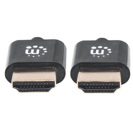 Cable HDMI Manhattan Ultra Delgado 2.0 M-M 1.0m, Blister - 394352