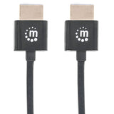 Cable HDMI Manhattan Ultra Delgado 2.0 M-M 1.0m, Blister - 394352
