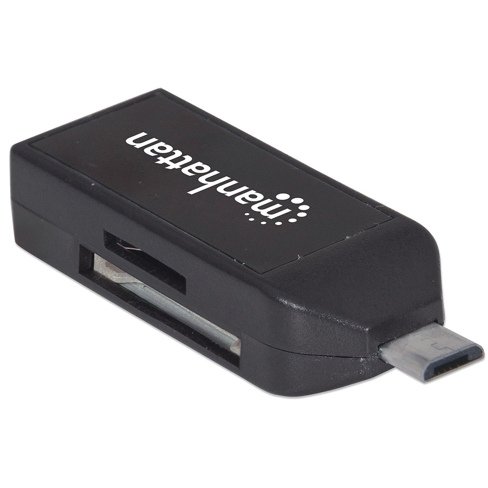 Lector de Tarjetas OTG Manhattan 24 en 1 USB para Smartphone y Tablet