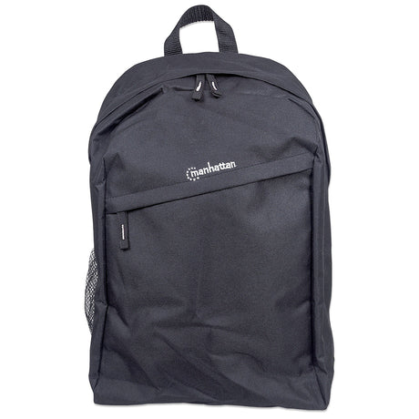 Mochila Manhattan Knappack 15.6 Negra, Compartimento Portátil 15.6", Bolsillos Organizadores, Correas Acolchadas
