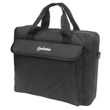 Maletín Manhattan Portafolio London 14.1" Negro Resistente Agua 439893, Compartimento Acolchado, Correa Ajustable, Bolsillos Organizadores