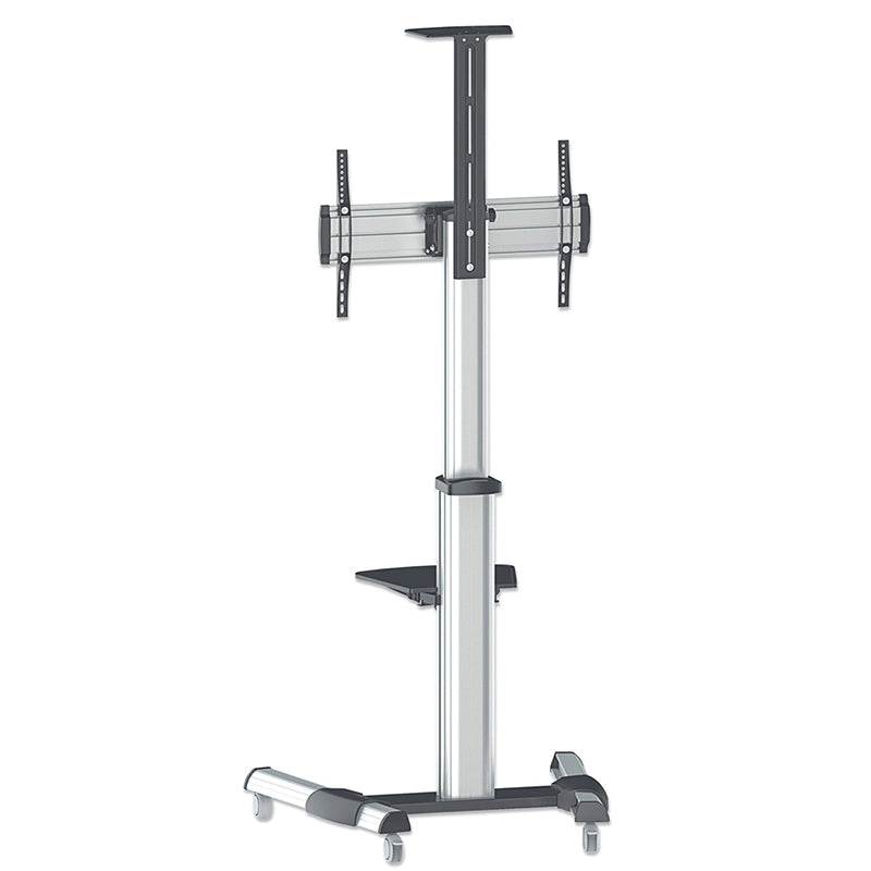 Soporte TV Manhattan Tipo Carro 50KG, 37 a 70 Pulgadas, 90 Grados, Negro