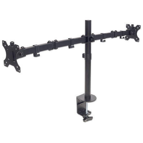 Soporte Dual para Monitores Manhattan, 13-32", Ajustable, VESA 100x100