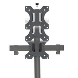 Soporte Monitor Escritorio 3 Pantallas Manhattan 10 a 27 7kg 461658, Ajustable y Giratorio