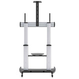 Soporte Manhattan TV Tipo Carro 100kg, Aluminio 60A100, Repisa 461672, Ajustable