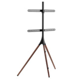 Soporte TV Manhattan Trípode 45A 65" 32KG Madera Nogal Aluminio Acero 461795