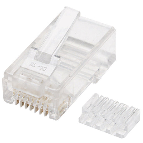 Conector RJ45 Cat6 Blindado 100 Unidades Oro 15-Micras Intellinet 503006