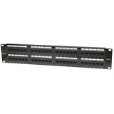 Panel de Parcheo 48 Puertos Cat5e UTP 2U para Rack 19 Intellinet 513579