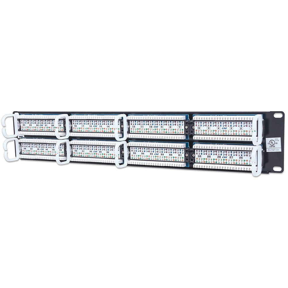 Panel de Parcheo 48 Puertos Cat5e UTP 2U para Rack 19 Intellinet 513579