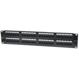 Panel de Parcheo 48 Puertos Cat6 UTP 2U para Rack 19 Intellinet 560283