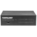 Switch PoE INTELLINET Gigabit 8 Puertos 30W/Pto, 60W Escritorio 561204