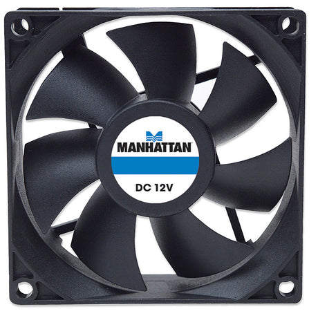 Ventilador Gabinete/Fuente Manhattan 80mm Negro 700320, 3000 RPM, 12V, 0.15A