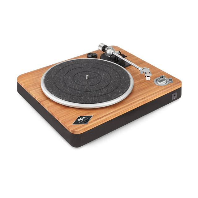 The House Of Marley Stir It Up Wireless Tocadiscos de tracción por banda Negro, Madera Manual, Aluminio, 45 RPM, 45 RPM