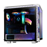 XPG BATTLECRUSIER carcasas ordenador Metal, Vidrio templado Midi Tower PC Negro
