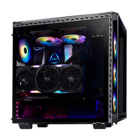 XPG BATTLECRUISER Torre Media Negra carcasas ordenador SPCC Midi Tower PC Negro