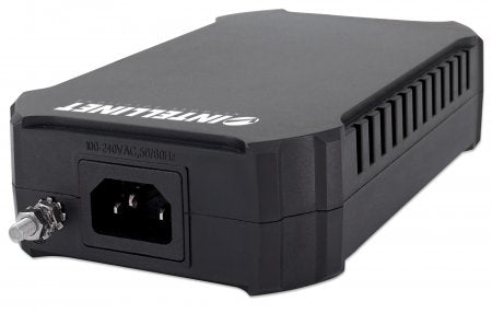 Intellinet Injecteur PoE++ Gigabit, 1 port 95 W, conforme IEEE 802.3bt (4PPoE), boîtier plastique, option montage mural,
