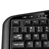 Adesso AKB-150SB-TAA teclado Médico USB QWERTY Inglés de EE. UU. Negro