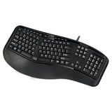 Adesso AKB-150SB-TAA teclado Médico USB QWERTY Inglés de EE. UU. Negro