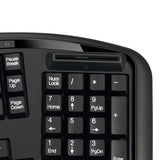 Adesso AKB-150SB-TAA teclado Médico USB QWERTY Inglés de EE. UU. Negro