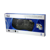 Adesso AKB-150SB-TAA teclado Médico USB QWERTY Inglés de EE. UU. Negro