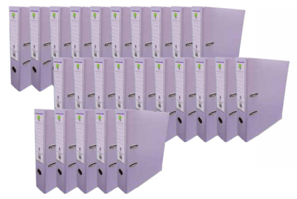 Techmakro KITCARP25LVP carpeta Cartón, Cloruro de polivinilo (PVC) Lila Carta, Folder de archivo convencional, Mate, 650