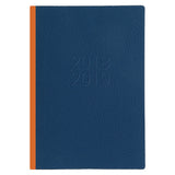 Letts Two Tone accademica A5 settimanale Blu & Arancio cuaderno y block