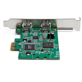 StarTech.com Tarjeta PCI Express FireWire de 2 Puertos - Adaptador PCIe FireWire 1394a Tarjetas y adaptadores de interfa