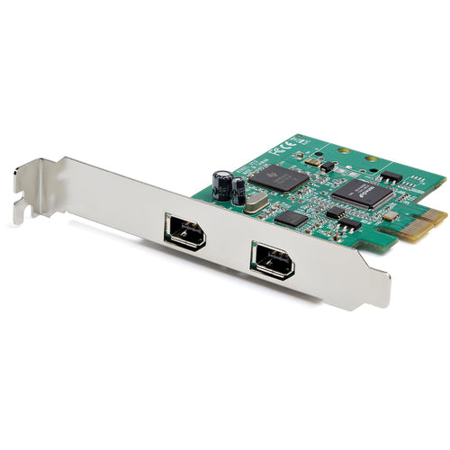 StarTech.com Tarjeta PCI Express FireWire de 2 Puertos - Adaptador PCIe FireWire 1394a Tarjetas y adaptadores de interfa