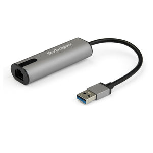 StarTech.com Adaptador de Red Ethernet USB - Adaptador de Red RJ45 LAN NIC NBASE-T USB 3.0 A de 2,5 Gigabit - para Portá