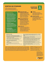 Norton Norton 360 Standard software de seguridad Seguridad de antivirus Completo Español 1 licencia(s)