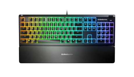 SteelSeries Teclado 64795, Producto Empresarial, Conexión USB, Diseño Ergonomico