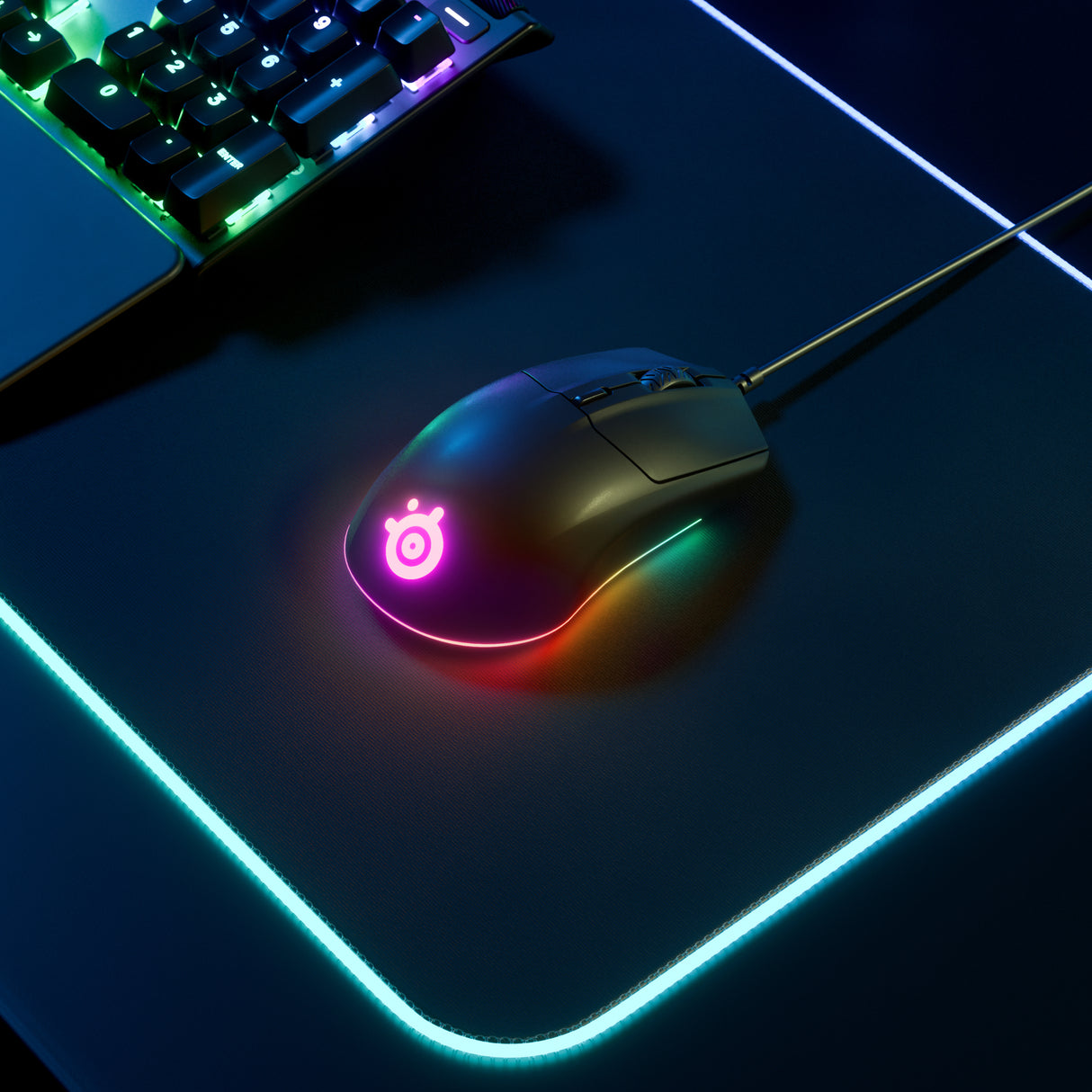 Steelseries Rival 3 ratón Juego mano derecha USB tipo A Óptico 8500 DPI