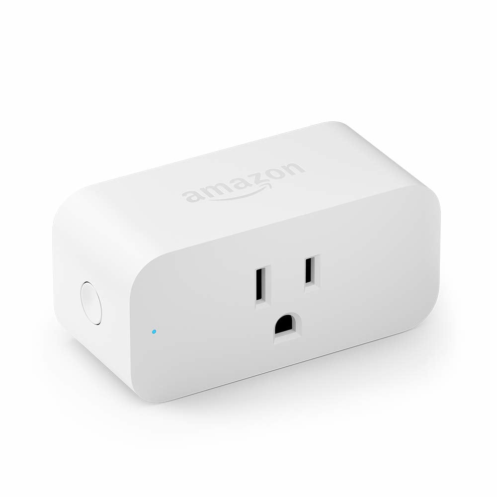 Amazon B07CJW3DFK enchufe inteligente Blanco, Interior, Inalámbrico, 802.11b