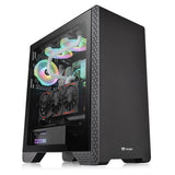 Thermaltake S300 TG Midi Tower Negro, ATX, Micro ATX, Mini-ITX, CA-1P5-00M1WN-00