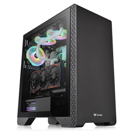 Thermaltake S300 TG Midi Tower Negro, ATX, Micro ATX, Mini-ITX, CA-1P5-00M1WN-00