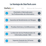 StarTech.com Adaptador Multipuertos USB C de Vídeo 4K a 60Hz, con Hub de 3 Puertos USB-A de 5Gbps, Entrega de Alimentación USB de 100W, Red Ethernet, SD/microSD, Cable de 30cm Laptop Alámbrico USB 3.2 Gen 1 (3.1 Gen 1) Type-C 3 1