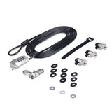 StarTech.com Juego de Candado para Ordenador de Sobremesa o Portátil y Periféricos - Cable de 3m de Acero - Candado Anti