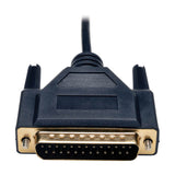 Tripp Lite P456-006 Cable de Módem Nulo Serial RS232 (DB9 a DB25 H/M), 1.83 m [6 pies] Cables seriales Negro 1,83 m 1,27